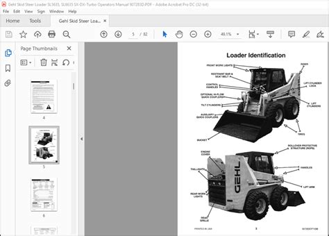 gehl skid steer 6635 repair manual|gehl operators manual free download.